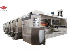 เครื่องพิมพ์กระดาษแข็งลูกฟูกความเร็วสูง 2 สี