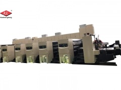 เครื่องพิมพ์กล่องกระดาษลูกฟูก slotter เครื่องตัดตาย