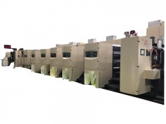 เครื่องการพิมพ์กล่องกระดาษที่มี slotting