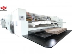 เครื่องพิมพ์เฟล็กโซขอบนำพร้อมโฟลเดอร์ gluer